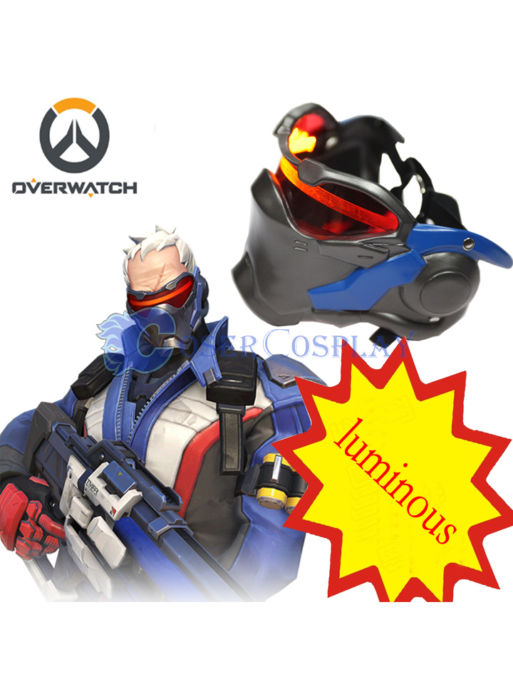 Overwatch OW Soldier 76 Mask Cosplay Accessories